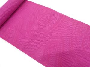 アンティーク　絽　流水模様織り出し　名古屋帯地反物